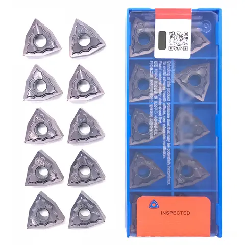 스테인리스 스틸용 카바이드 인서트, 외부 터닝 공구, WNMG080404 WNMG080408 HA PC9030, 100% 오리지널, 고품질