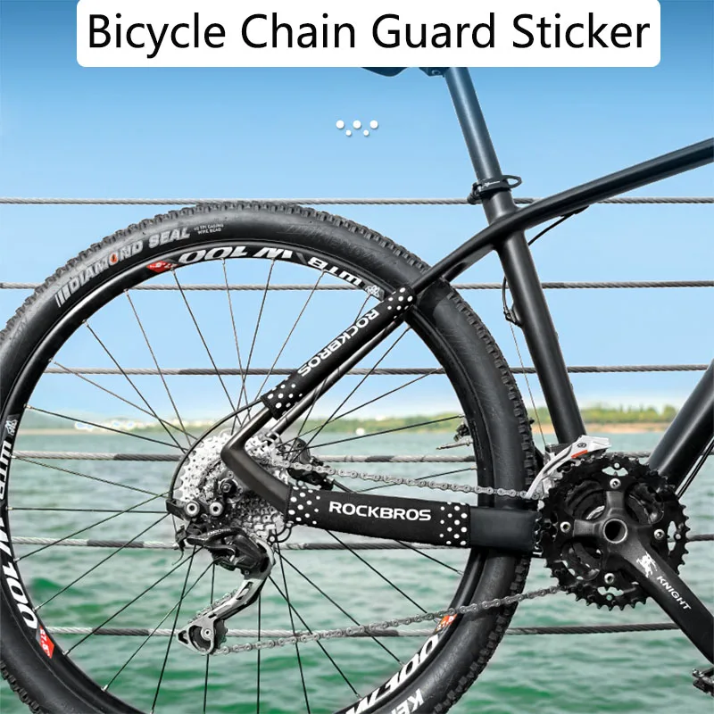 RockBros Outdoor Cycling Bike Bicycle Frame Chain Care Cover Chainstay Posted Bike Bicycle Protector Guard Pad Bike Accessories