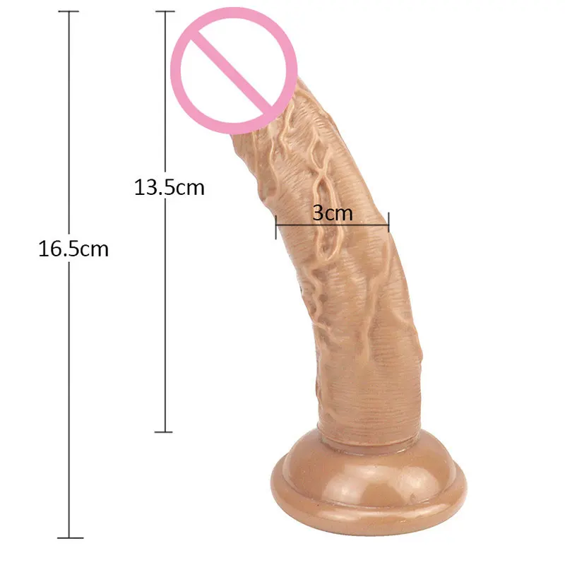 Realistic Dildo Strap-on Penis With Suction Cup Vaginal G-spot Lesbian Adult Erotic Sex Toys Anal Plug Dildos Female Masturbator