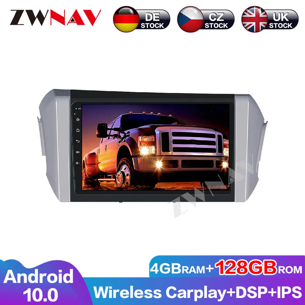 Head unit Car accessaries ZWNAV 128G Carplay Android 10.0 Auto Radio DVD Player For Toyota Innova 2015-2018 L GPS Audio Stereo