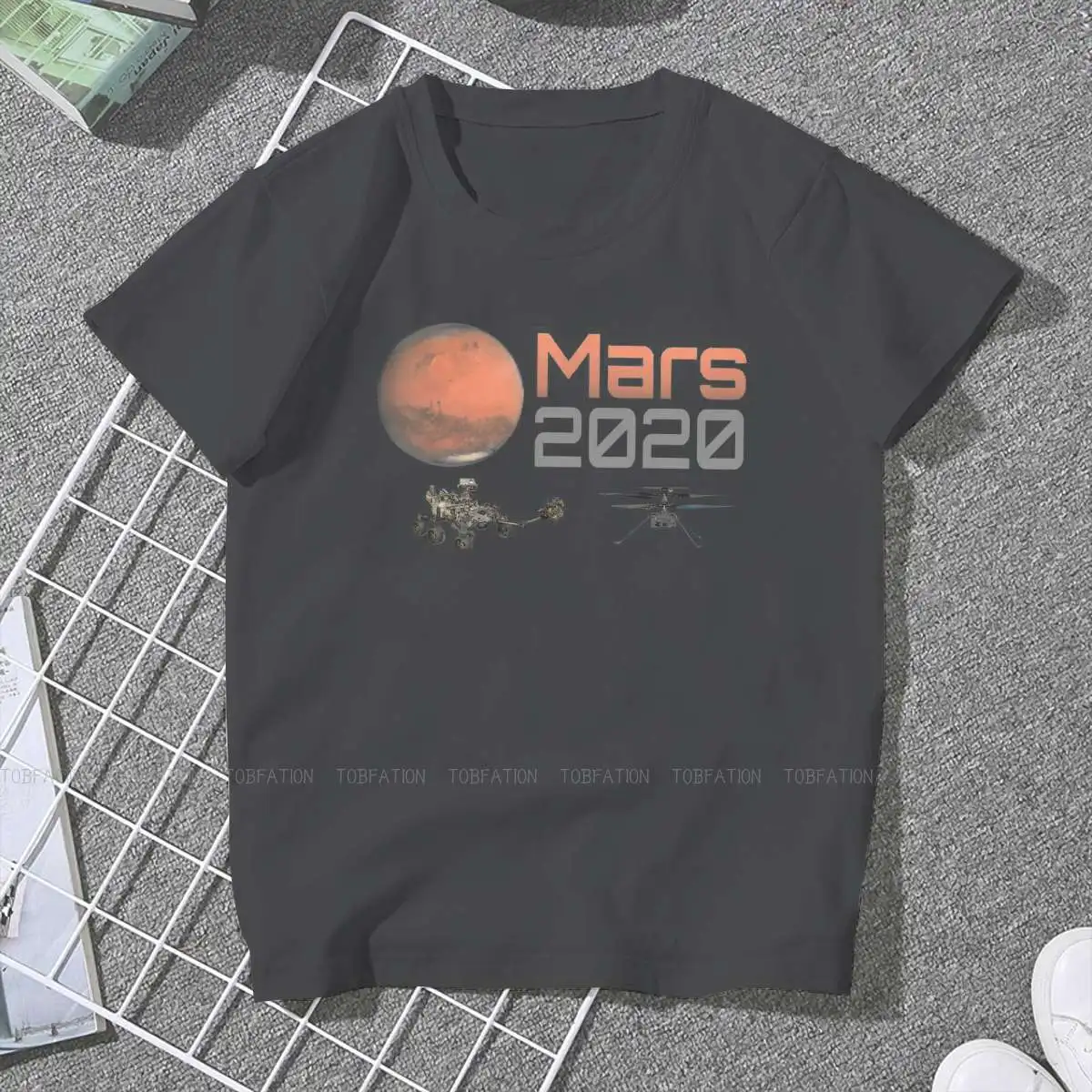 Perseverance Classic Sweet Girls Women T-Shirt Mars 2020 Space Explorers 5XL Blusas Casual Short Sleeve Vintage Oversized Tops