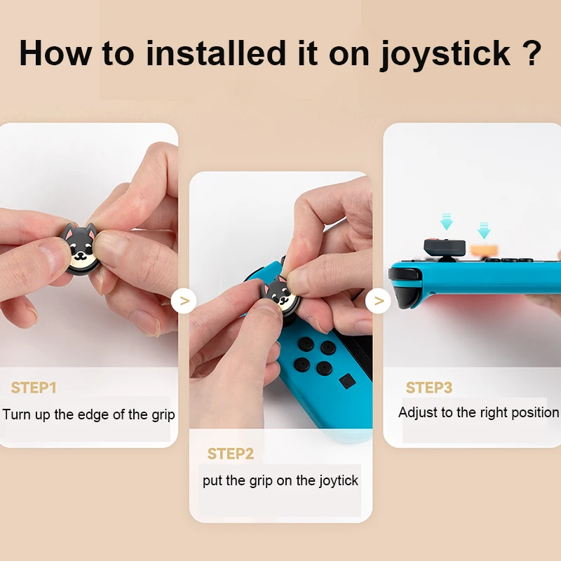 لطيف شبعا اينو متحكم الأصابع xbox one قبضة المقود كاب الغطاء الواقي لنينتندو التبديل NS لايت OLEDJoy-يخدع تحكم Thumbstick حالة