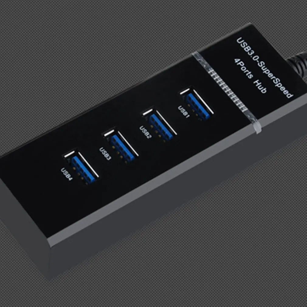 4 Ports USB 3.0 HUB Splitter High Speed Multi Splitter USB Adapter Expander Cable For Desktop PC Laptop Adapter USB HUB