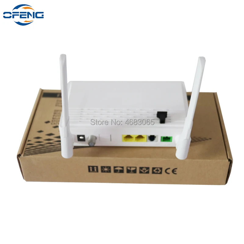 

100% Original New EPON ONU HUR3011ER 1GE 1FE CATV WIFI TEL optical network unit ONT Modem FTTH Terminal Router SC APC English