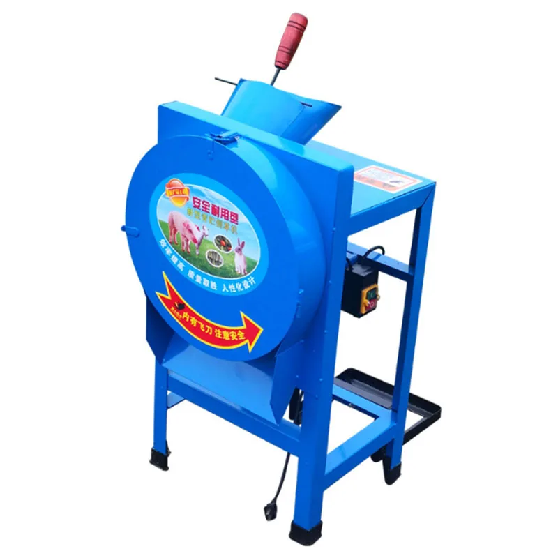 Cortador de Grama Elétrica Retalhadora de Grama Pequena Casa 220v Gado Agrícola e Retalhadora de Grama de Ovelhas
