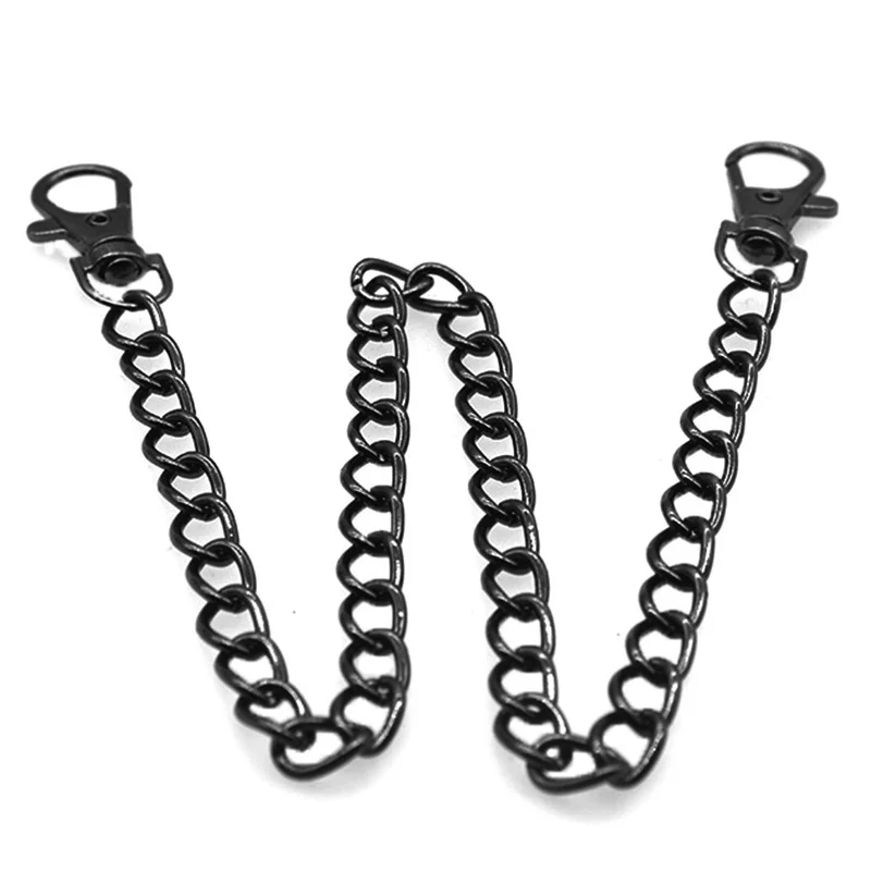 Personality Wallet Belt Waist Chain Punk Hip Hop Rock Pants Chain Metal Keychains Buckle Men Women Bag Trinket Pendant Keychain