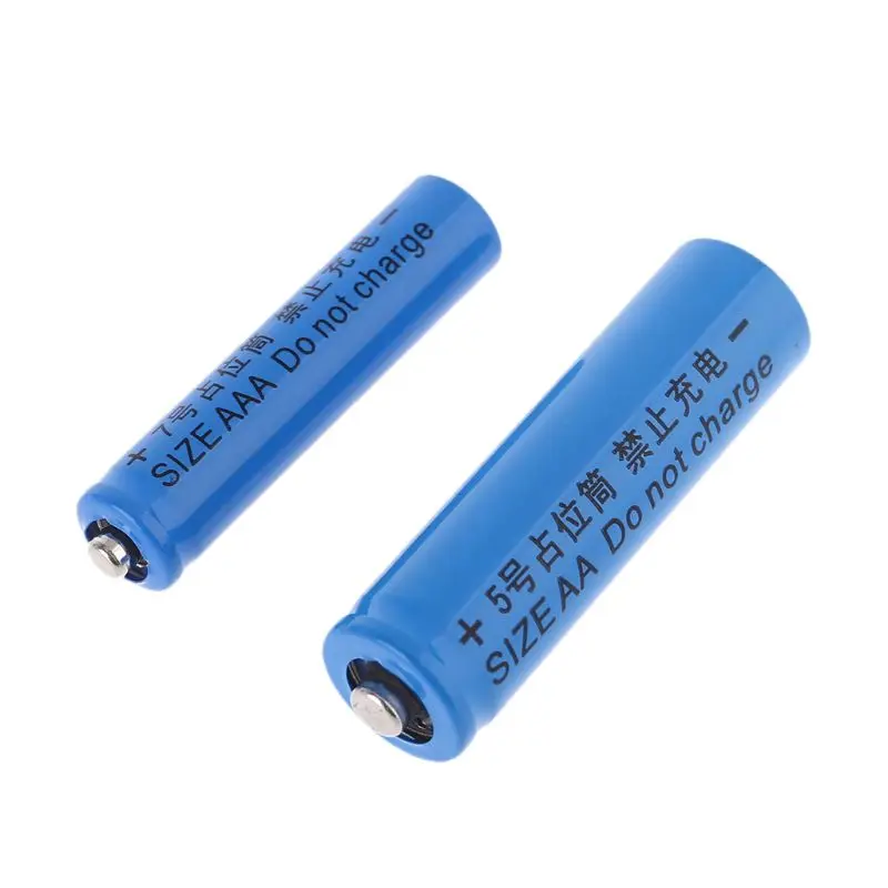 5Pcs LR06 AA LR03 AAA Size Fake Battery Setup Shell Placeholder Cylinder Conductor Cells