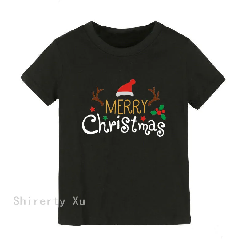 Dabbing Santa T-shirt Kids Boys Girls Christmas Day T-shirts Family Looks Brothers Sisters Cool Dabbing Tee Shirt Drop Ship