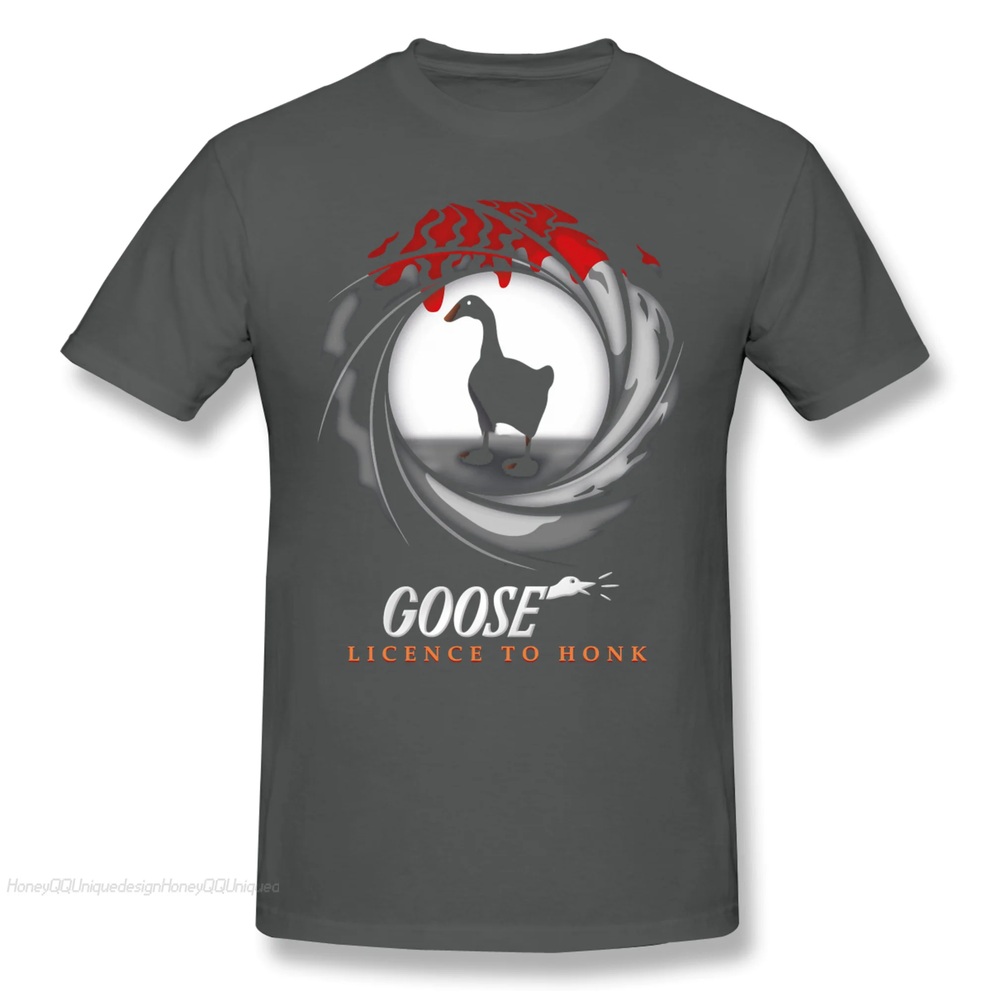 Men Untitled Goose Games Funny Adventure TShirt Goose Agent Pure Cotton Tees Harajuku Adult Shirt