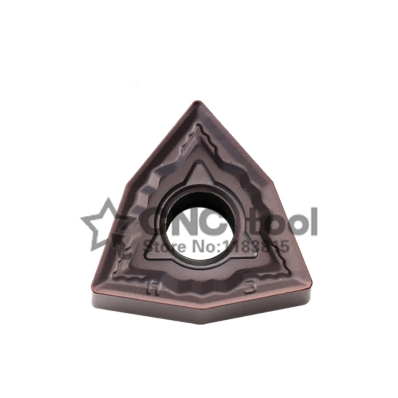 10Pcs WNMG080404-HS/WNMG080408-HS Cnc Draaibank Turning Carbide Insert Voor Rvs