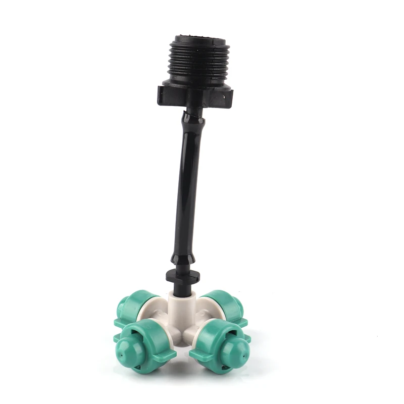 

5-50sets Irrigation System Atomized sprinkler Kits 6mm Green Across Foggy Sprinkler Garden Irrigation 1/2 Male Thread