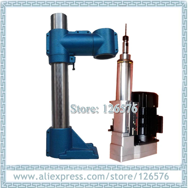 

750W 900rpm/1400rpm/2800rpm Automatic Drilling spindle motor air Pressure drilling machine + vertical support