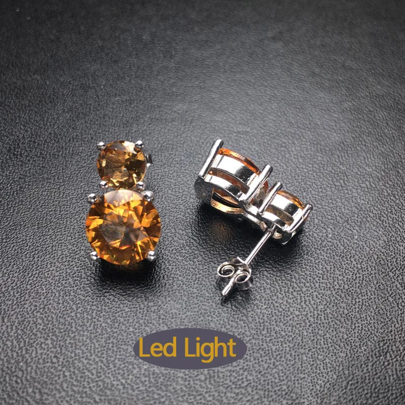 FFGems 100% 925 Silver Earrings Sterling Zultanite Stone Color Change Fine Jewelry For Women Wedding Party Gift Wholesale