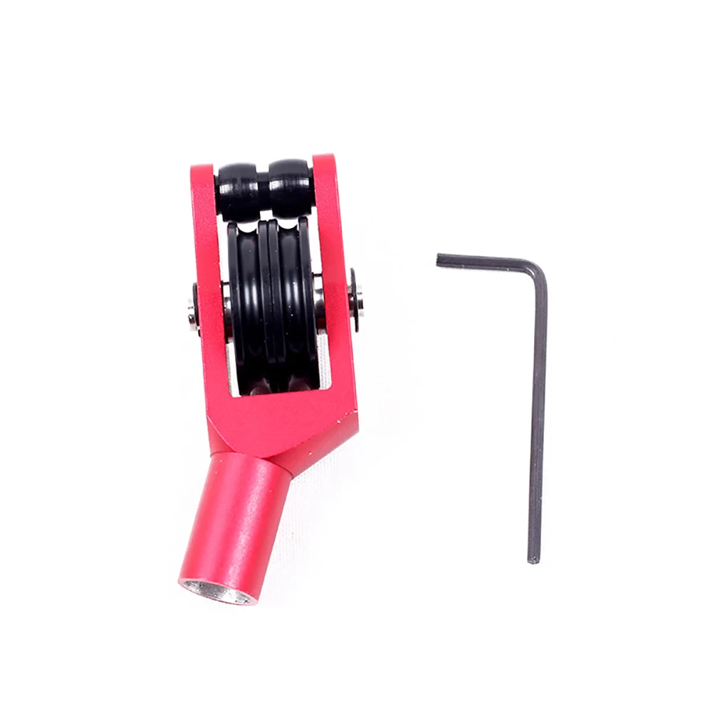 Aluminum Compound Bow Roller Cable Slide Archery Bow String Separator  Bowstring Splitter for Hunting Shooting