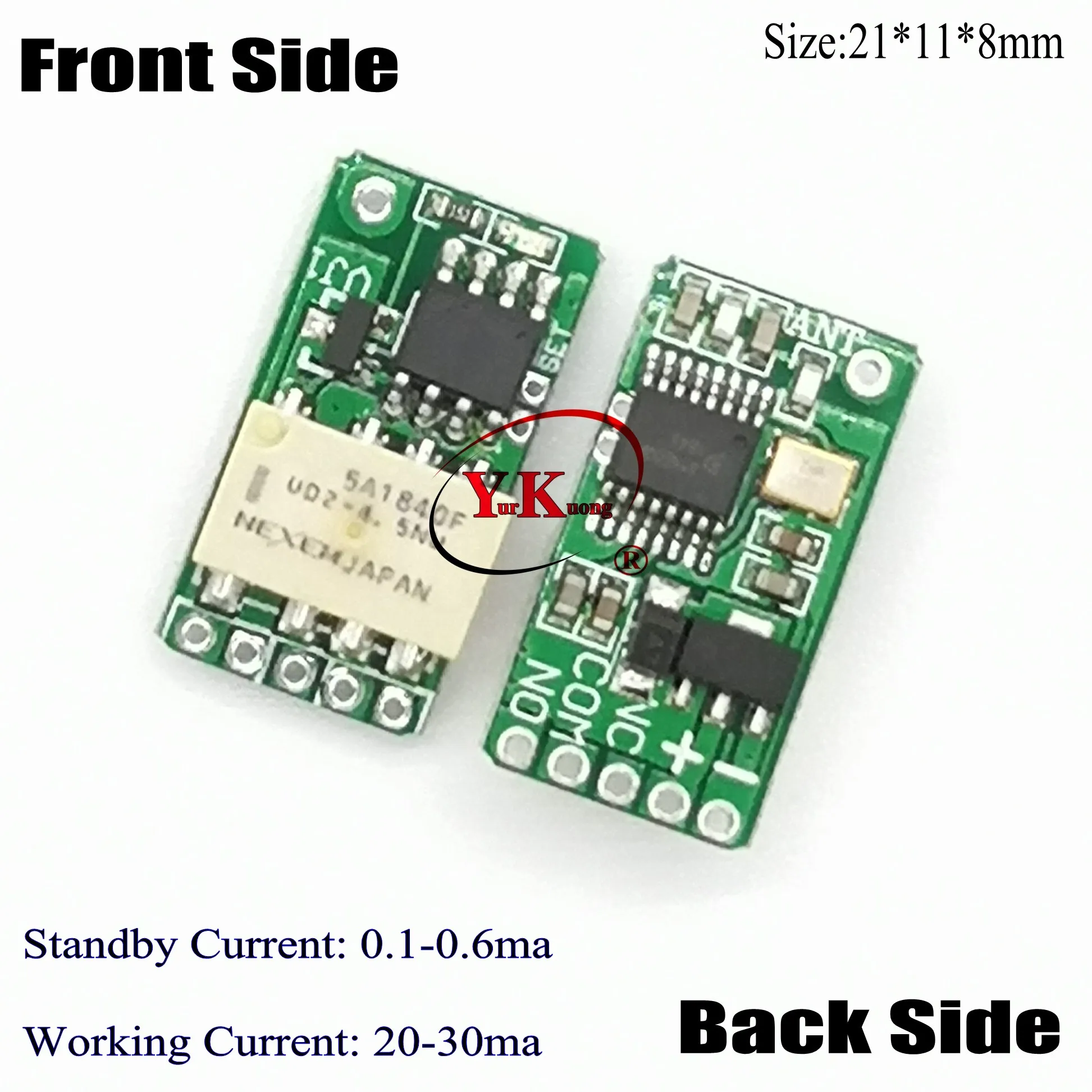 RF Remote PCB Board 1527 433.92MHZ Power on Transmitting Signal for Alarm system Low power consumption Mini Relay Contact Receiv