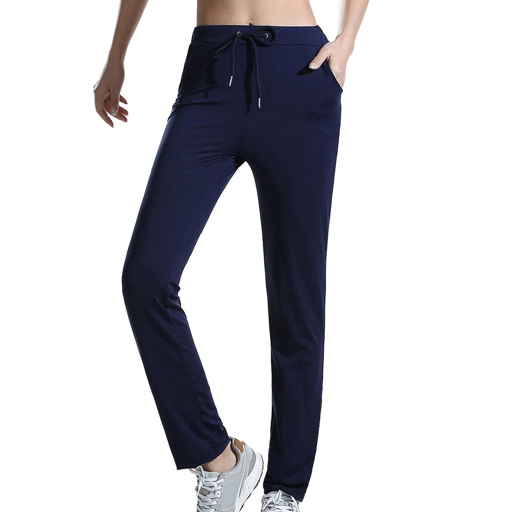 Women Casual Sport Pants Solid Running Jogger Pants Female Solid Tracksuit Elastic Waist Ladies Sweatpants Baggy Trousers