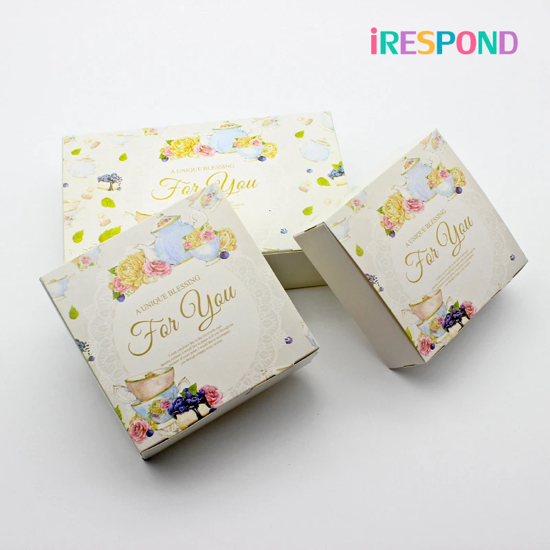 

50PCS Paper Gift Packaging Box English Tea Teacup Gift Box Wedding Candy Cookie Cake Gift Boxes Wedding Party Favors Birthday