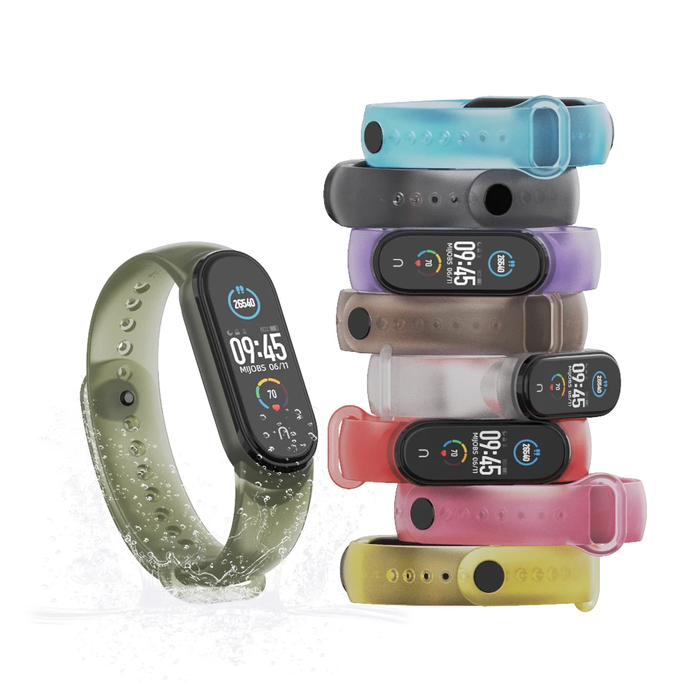 For Xiaomi Mi Band 6 5 4 3 Bracelet Mi Band 5 Strap Opaska Pulseira Miband 4 Correas NFC Xiomi Wristbands Waterproof