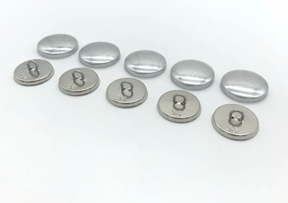 100set 18-60L Stoff Dachte Taste Komponente Draht Zurück Scrapbooking Handmade Handwerk Sofa Taste Haar Zubehör – Detail 3