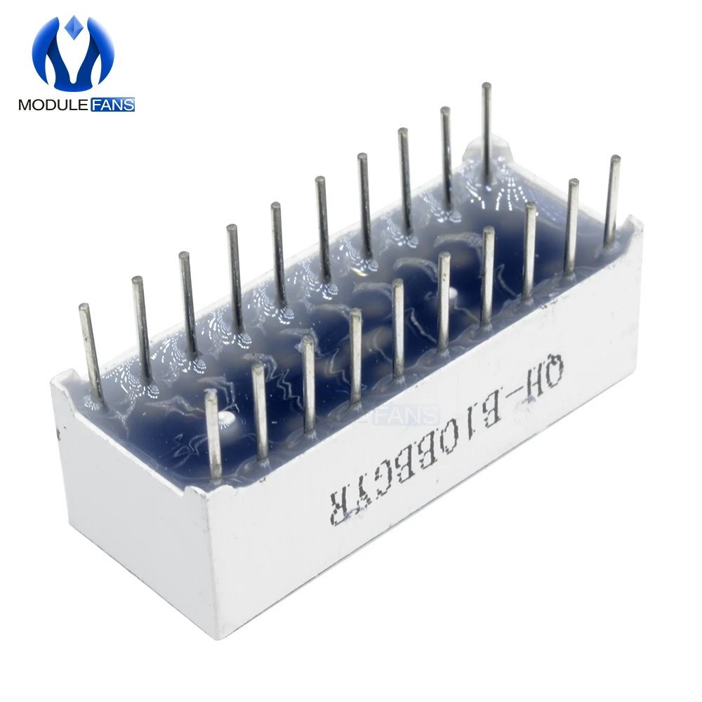 2PCS LED Display Module 10 Segment Bargraph Light Display Module Bar Graph Ultra Bright Red Yellow Green Blue Colors Multi-color