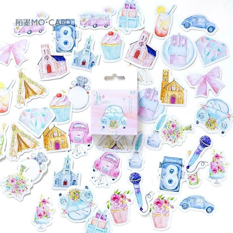 45pcs/pk Cute Little Things Decorative Stickers Hand Account Album Decoration DIY Sealing Stickers