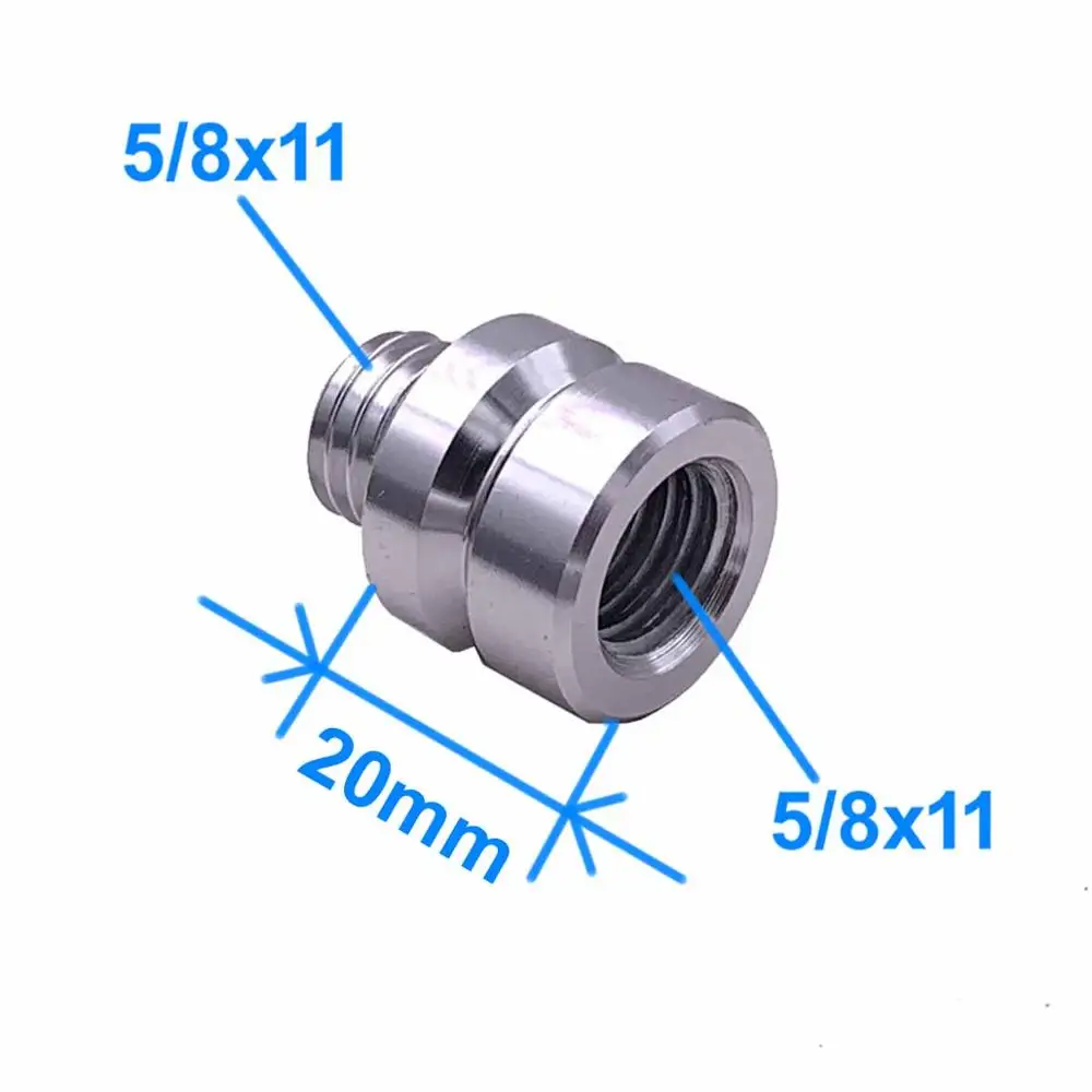 New 2pcs Prism Adapter 5/8 x11 thread from male thread to female thread, for GPS TOTAL STATION