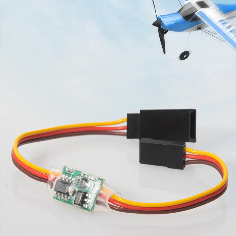 3.6V-24V Servo Signal Reverser Support High Voltage Compatible for All Servo for JR Futaba Aeroplane V-Tail