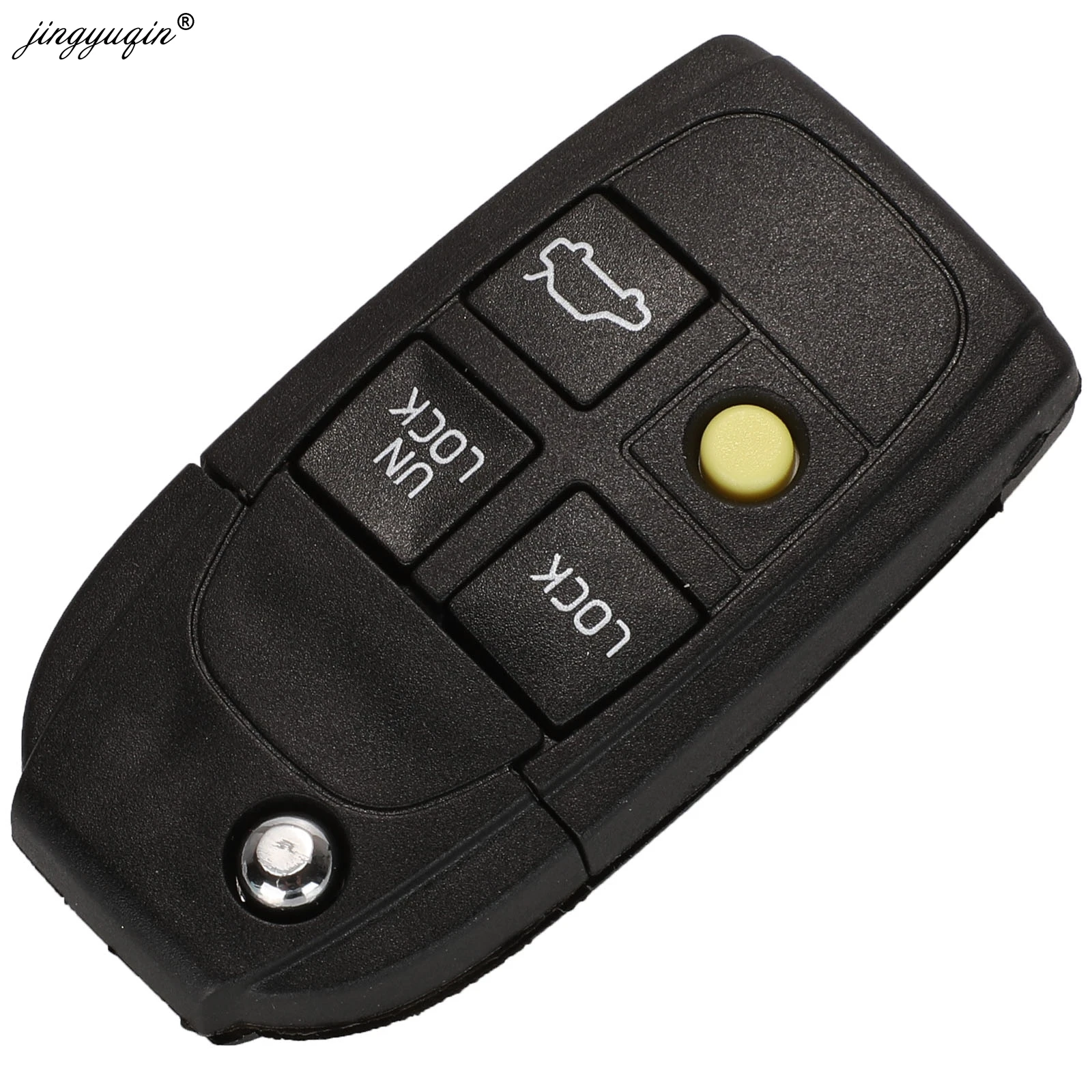 jingyuqin 2/3/4/5 Buttons Remote Flip Folding Key Shell For Volvo XC70 XC90 V50 V70 S60 S80 C30 New Replacement Fob Car Key Case