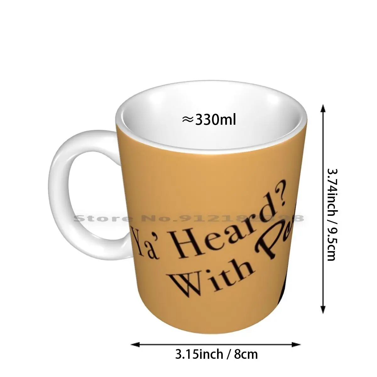 Ya’ Heard ? With Perd Ceramic Mugs Coffee Cups Milk Tea Mug Parks And Recreation Parks And Rec Perd Parks And Recreation Tv