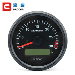 Generator spare parts Diesel Engine Mechanical Tachometer 3000RPM hour speed meter gauges