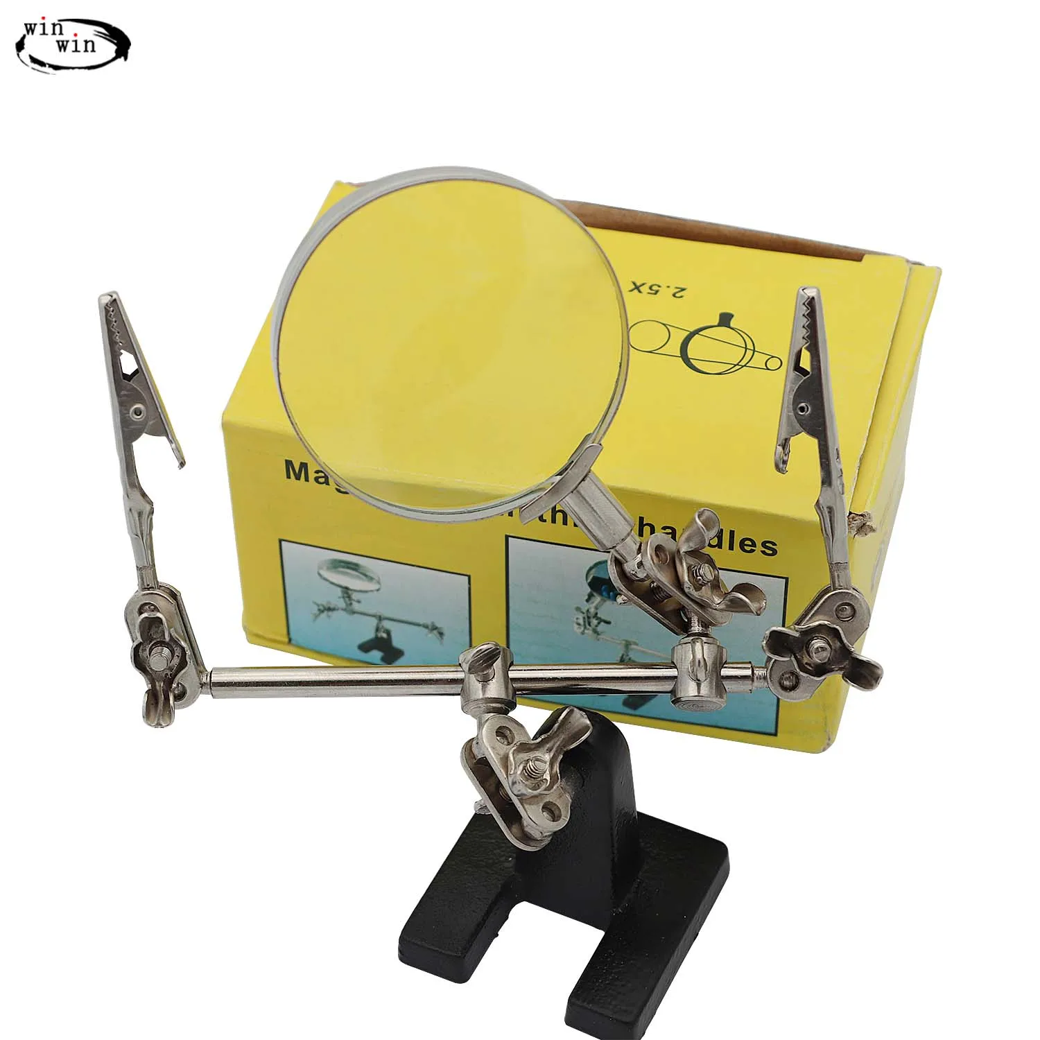 Berkem  Welding Magnifying Glass Worktable Electric Soldering Iron Shelf Base Soldering Iron Frame Electronic Maintenance