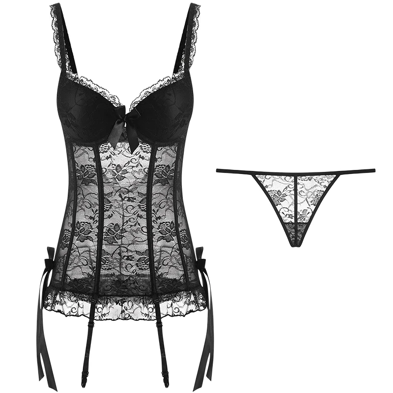 CINOON-corpiño y corsé Sexy para mujer, corsé gótico de alta elasticidad, entrenador de cintura, body transpirable, lencería para mujer
