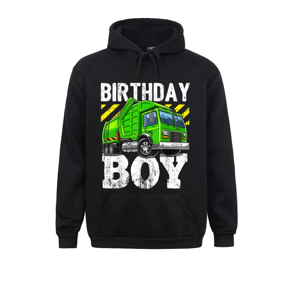 New Fashion Male Sweatshirts Birthday Boy Garbage Truck Birthday Boys Gift For Kids Men Hoodies Clothes Long Sleeve