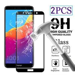 2PCS Tempered Glass for Huawei Honor 7X 7A 7C Pro Honor7a Honor7c Screen Protector Honor 7 A 7C 7X Protective Safety Glass
