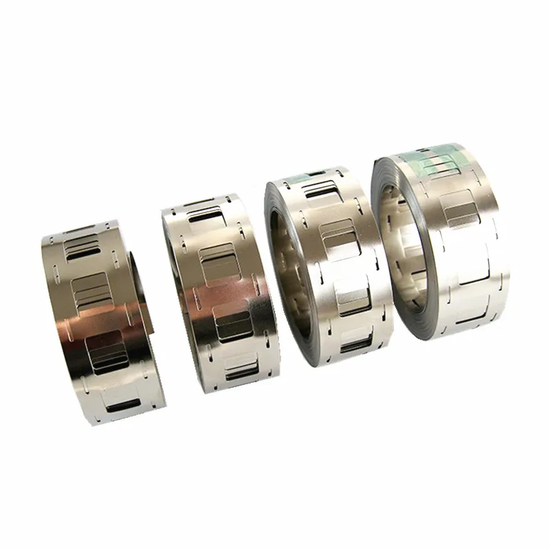 10M 고품질 니켈 시트 니켈 도금 강철 스트립 더블 18650 전원 배터리 연결 시트 니켈 스트립 펀칭 스트립