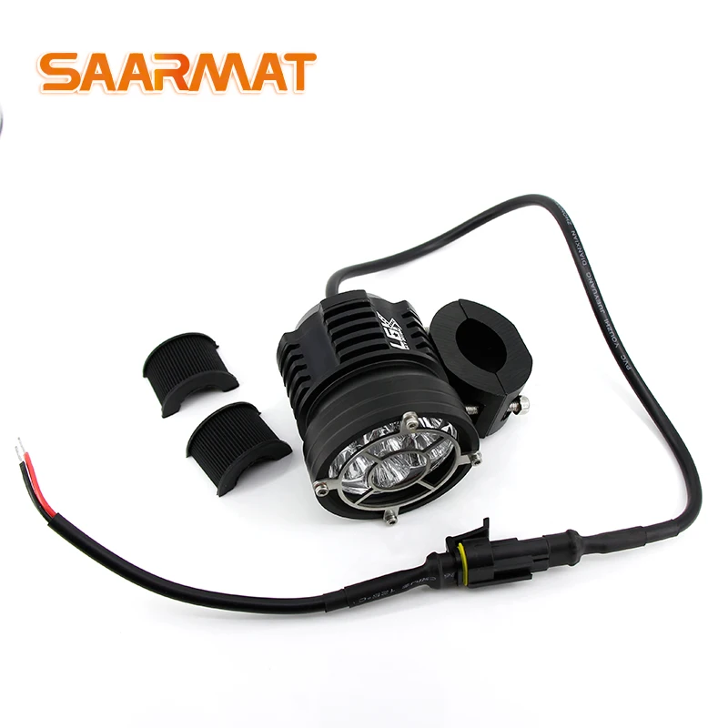 Led motorcycle headlight 6beads moto led lamps For BMW R1200GS F800 F700GS Front Brackets motorbike Fog Passing Light 12V