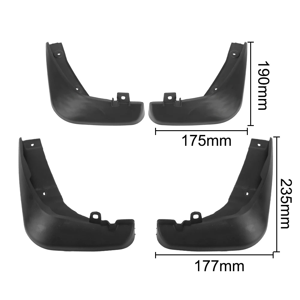 Car Accessories For Mazda 6 GJ GL Atenza 2013-2019 Splash Guards Mudguards Fender Front Rear Mud Flaps 4pcs/set Auto Parts