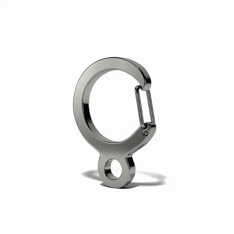 3 PCS 304 Stainless Steel Key Ring Outdoor Hook Backpack Spring Waist Buckle Key Chain Bearing 10kg Easy And Fast to Hang Q41