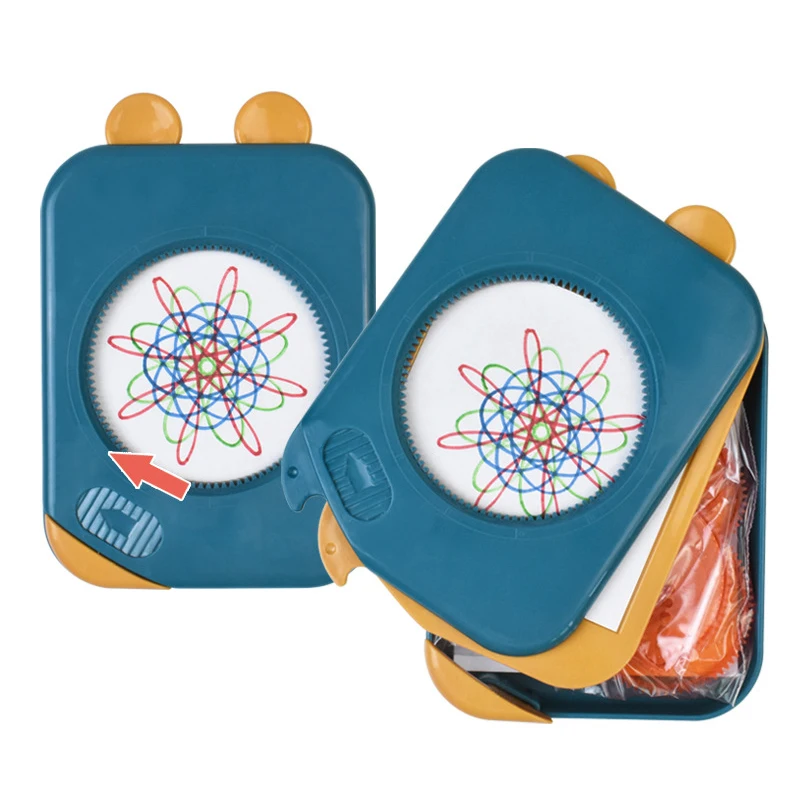 Spirograph Classic Gear juego de Arte de lujo Original para niños, juguetes de dibujo, artesanía creativa, engranajes de enclavamiento, ruedas, herramienta de pintura