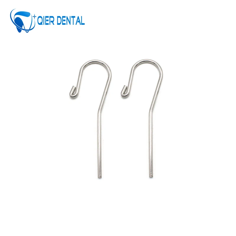 Dental Stainless Steel Lip Hook  File Holders test wire touch probe for Apex Locator