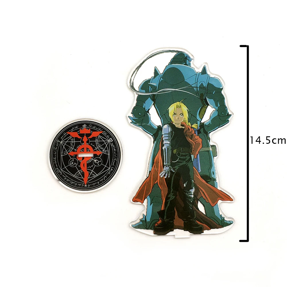 

Fullmetal Alchemist brotherhood Edward Alphonse ANIME cool acrylic standee figurines desk decoration cake topper anime