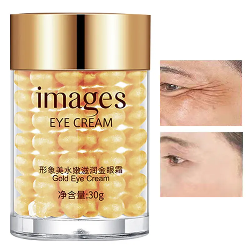 

Eye Cream Moisturizing Anti-Wrinkle Anti-Aging Nourish Dark Circle Anti-Puffiness Fat Particles Gold Collagen Skin Care 30g