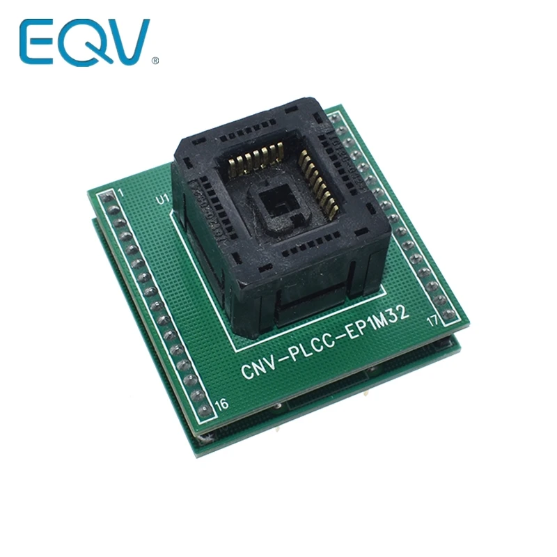 

Top Quality Chip programmer PLCC32 adapter socket CNV-PLCC-EP1M32 0324-309 with Board for BIOS PLCC32