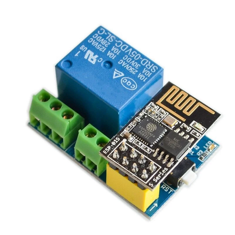 ESP8266 ESP-01S 5V Modul Relai WiFi Hal-hal Rumah Pintar Remote Control Beralih Aplikasi Ponsel ESP01S Modul WIFI Nirkabel