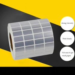 PET Silver Sticker 20*10mm10000pcs/Roll Thermal Transfer Blank Barcode Labels Adhesive PrintedLlabel