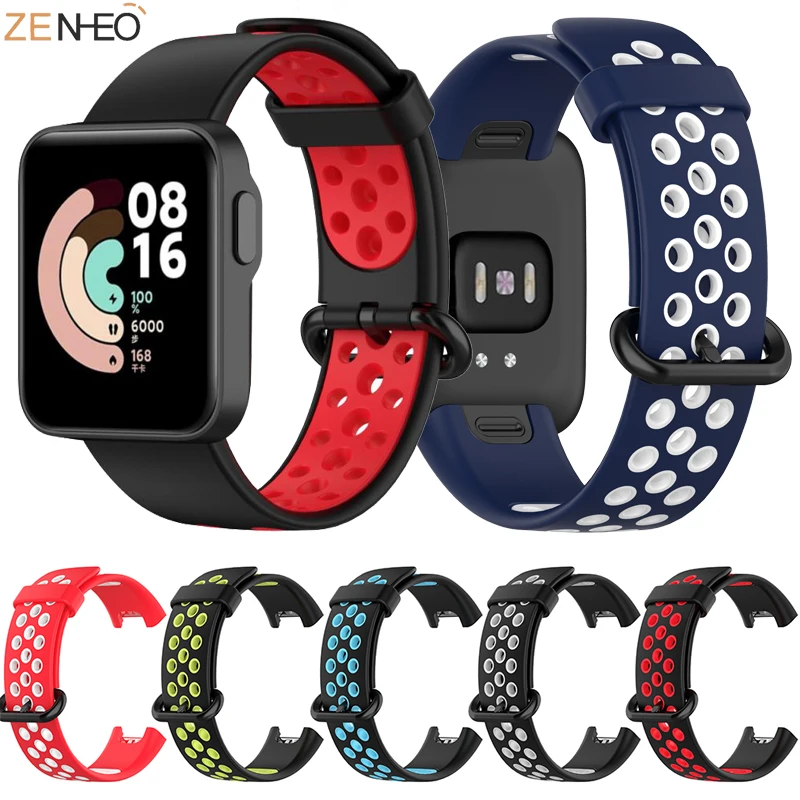 

1Pc Replacement Sport Strap For XiaoMi Mi Watch Lite Strap Silicone Breathable Watchbands For Redmi Watch Bracelet correa