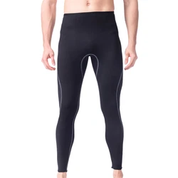 Mens Wetsuit Pants Anti UV Trousers Black Neoprene Surfing Swimming Warm Trousers Leggings TightsFull Bodys Size S-XL Snorkeling