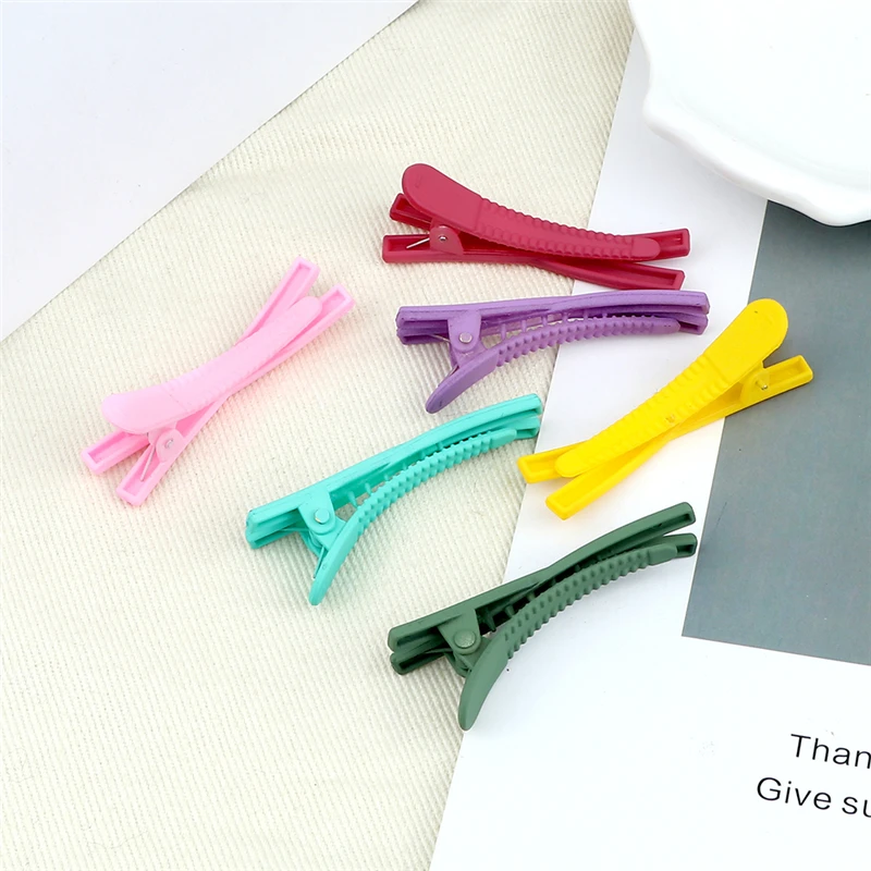 5Pcs Fashion X Shaped Hair Clips Solid Color Matte Barrettes Colorful Sweet Hairpins For Girls Women Hair Accessories Hair Tools