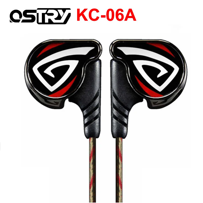 

OSTRY KC06A ( + OS100 OS200 OS300 Options ) Dynamic HIFI In-Ear Earphone Process of Vacuum Coating Wired Earbuds 3.5mm plug