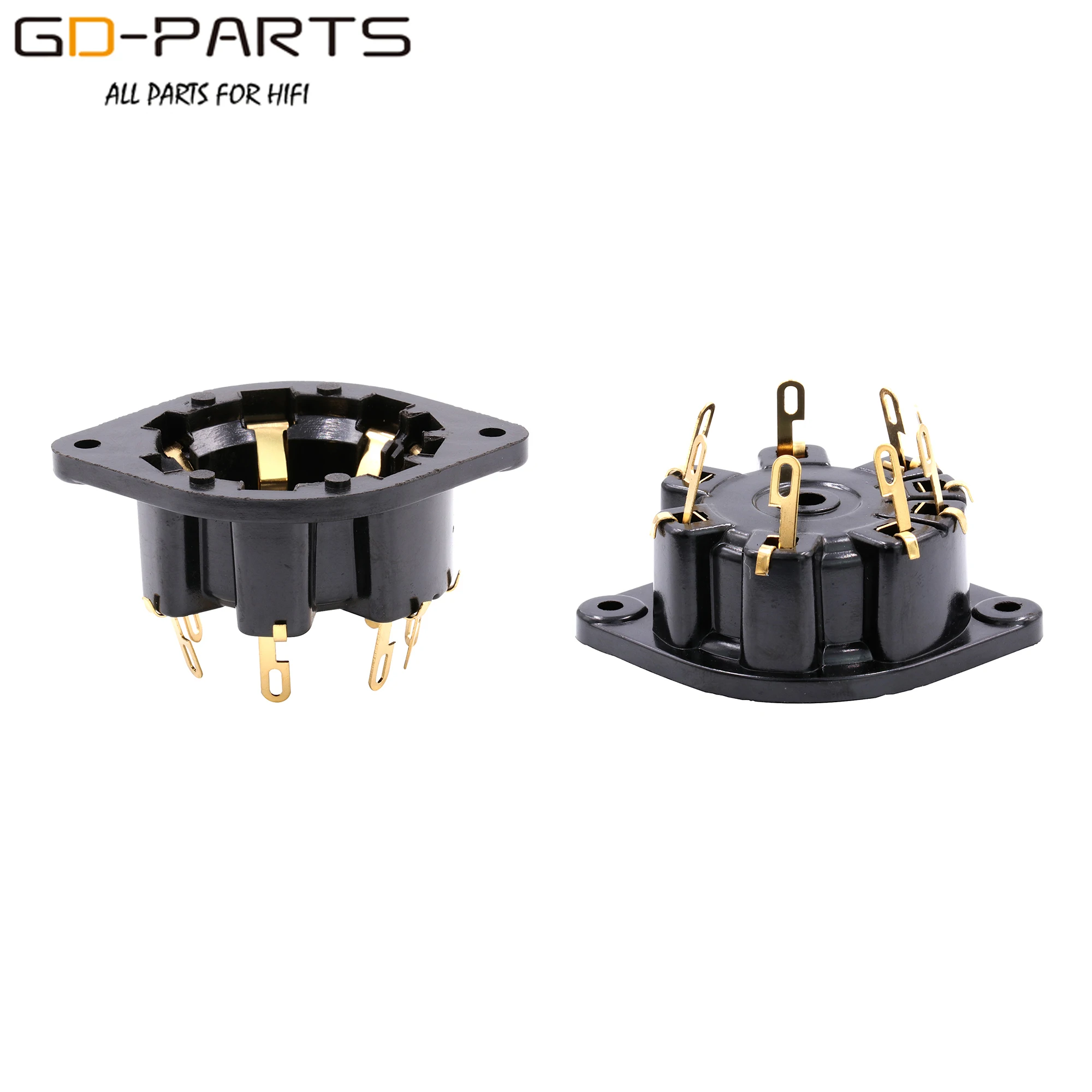 1PC CHASSIS MONTIEREN 8pin P8A Kunststoff Rohr buchse Für AD1 EL5 AZ4 EF1 EF6 EL8 EL3 Hifi DIY Vintage rohr Verstärker